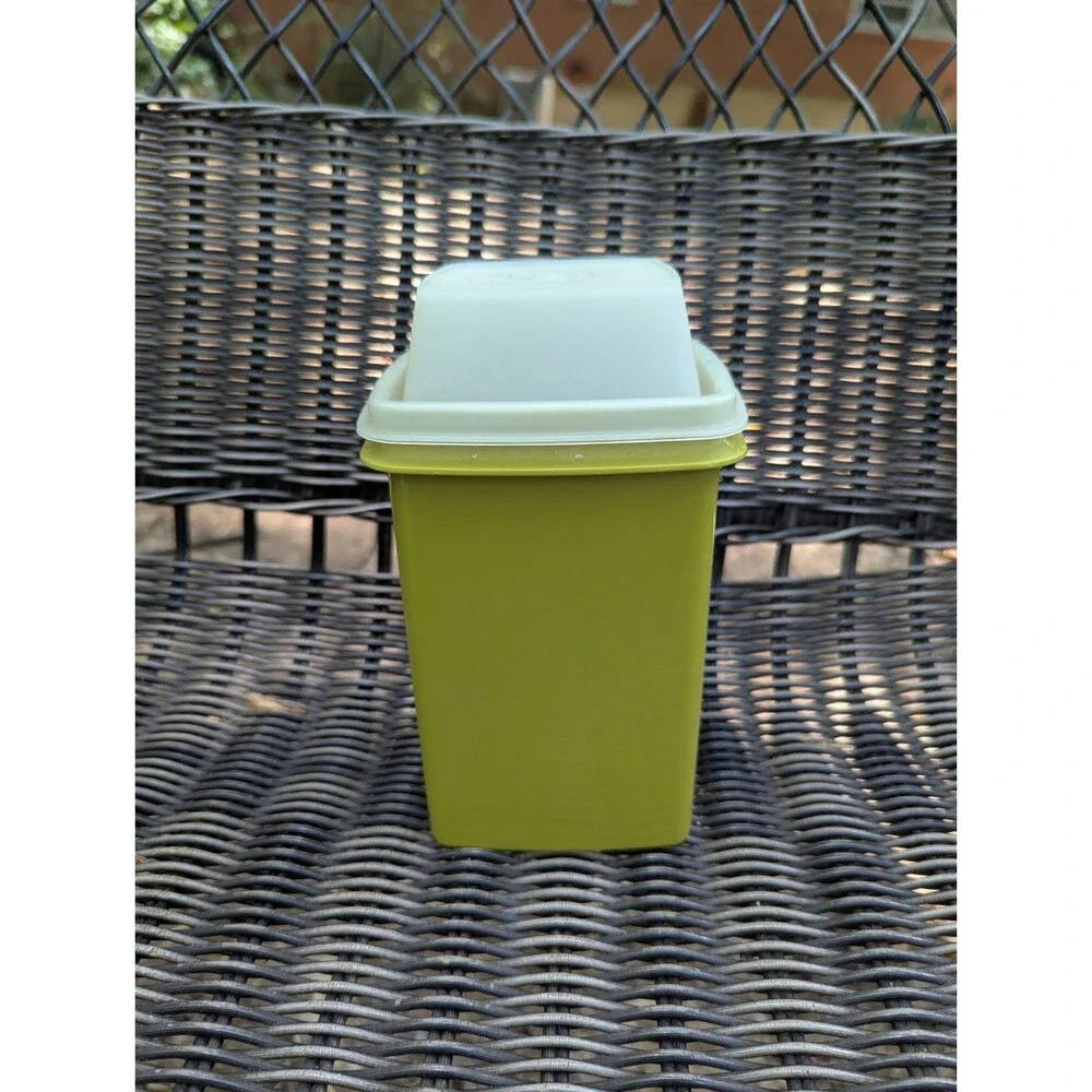 Vintage Tupperware Pick-A-Deli Pickle Keeper Avocado Green 1330 Complete 3pc